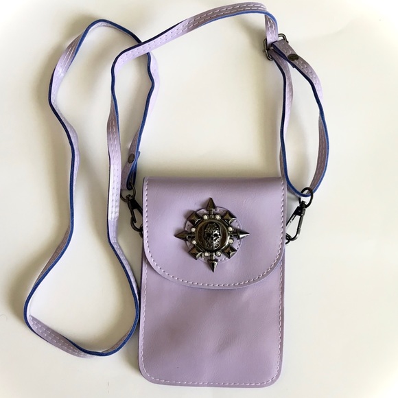 Handbags - • Lilac skull crossbody purse •